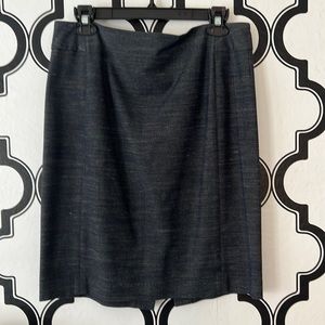 Chambray pencil skirt